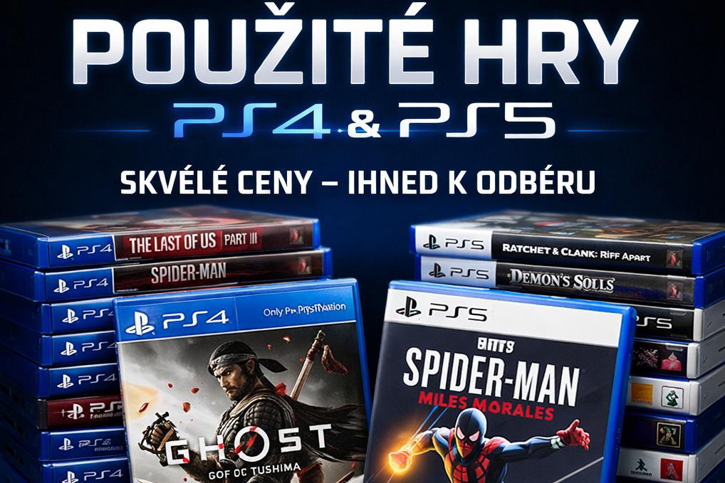 Použité hry na PS5 a PS4