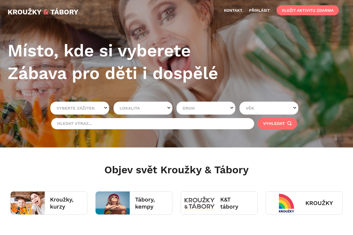 KROUŽKY & TÁBORY