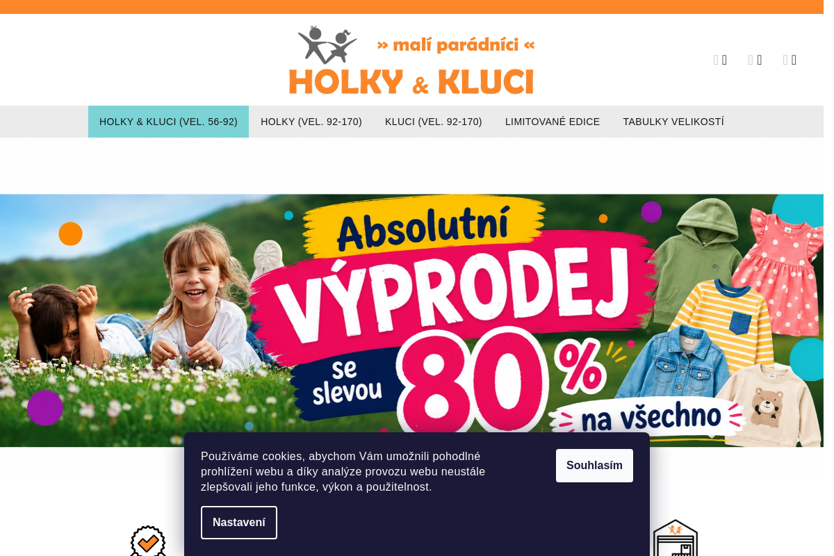 HOLKY & KLUCI dětské oblečení