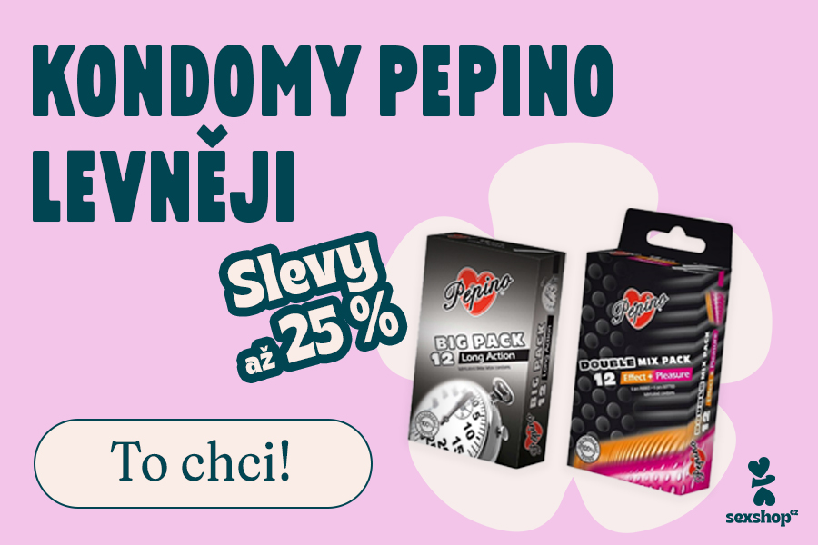 Sleva až 25% na kondomy Pepino