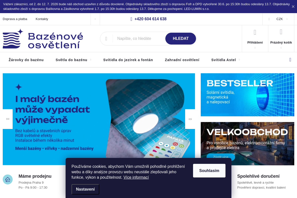 Bazénové-osvětlení.cz