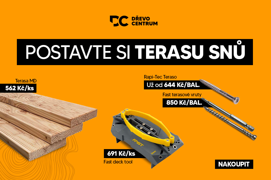Postav si terasu snů v akci