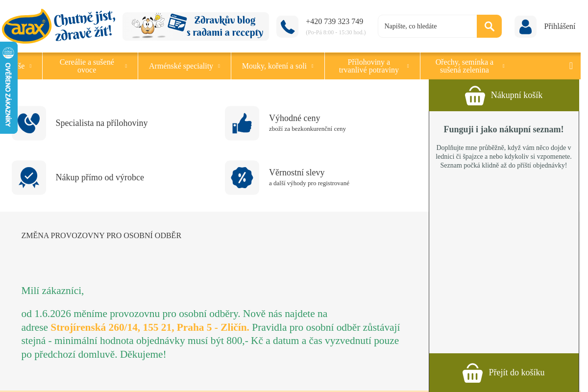PotravinyArax.cz