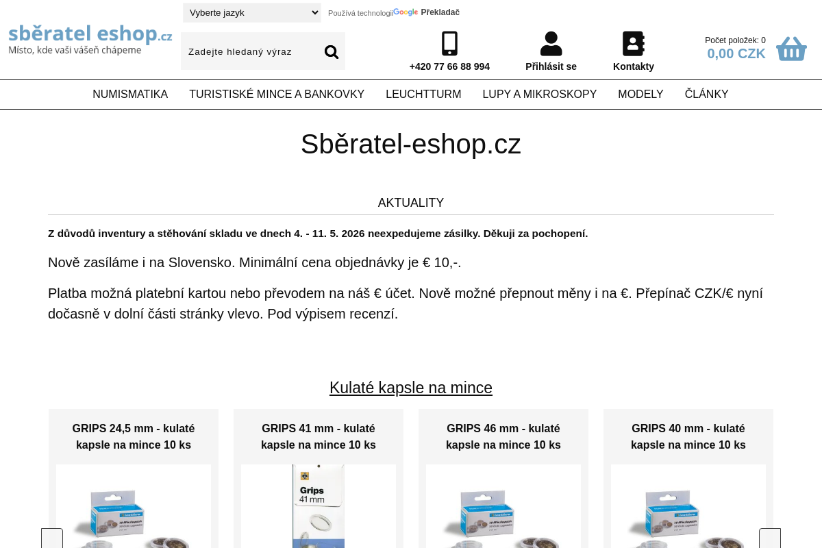 Sberatel-eshop.cz