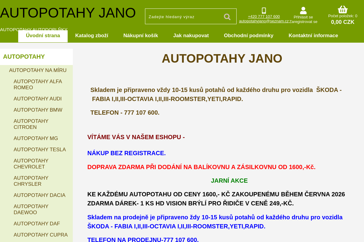 Autopotahyjano.cz