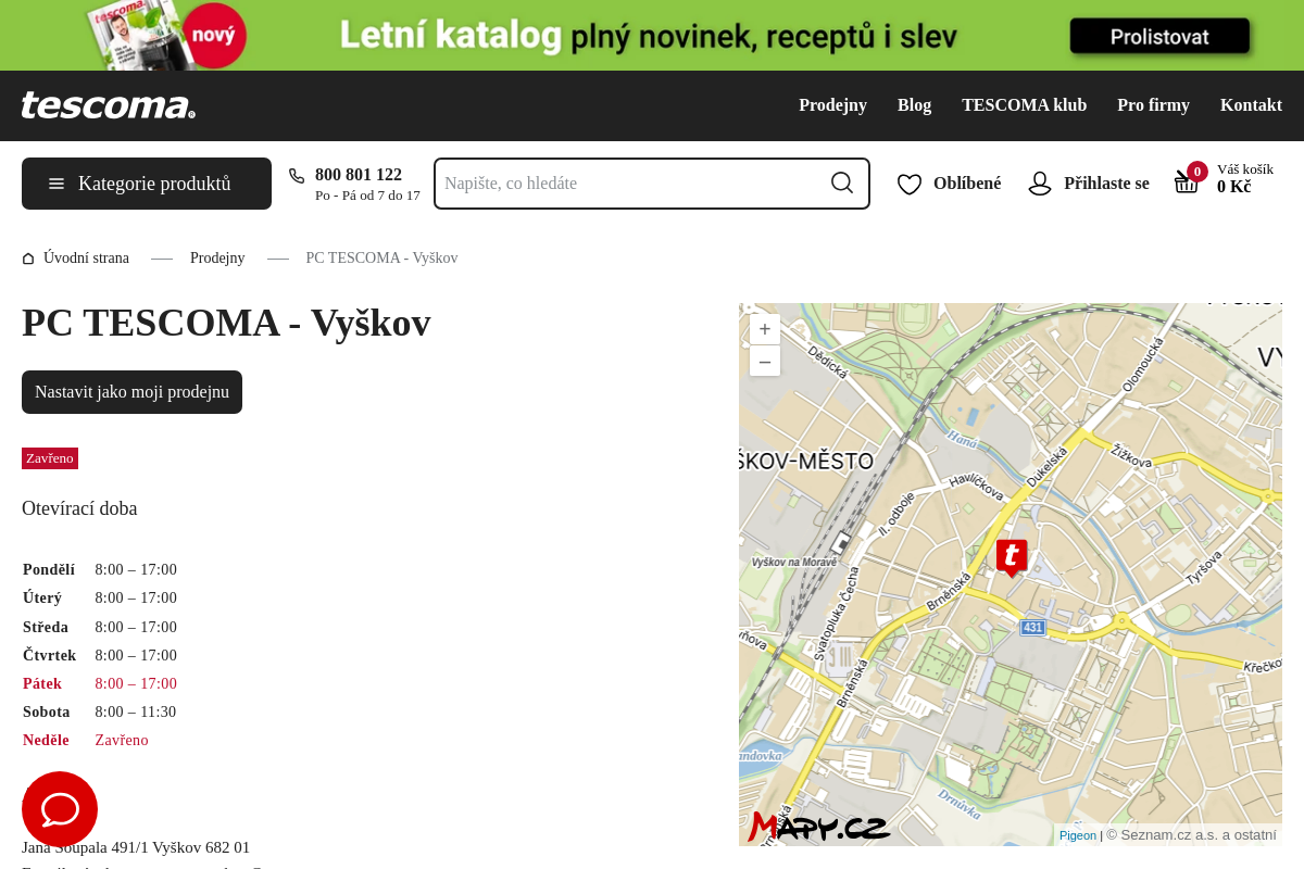 ERGOTEP, družstvo invalidů - Tescoma