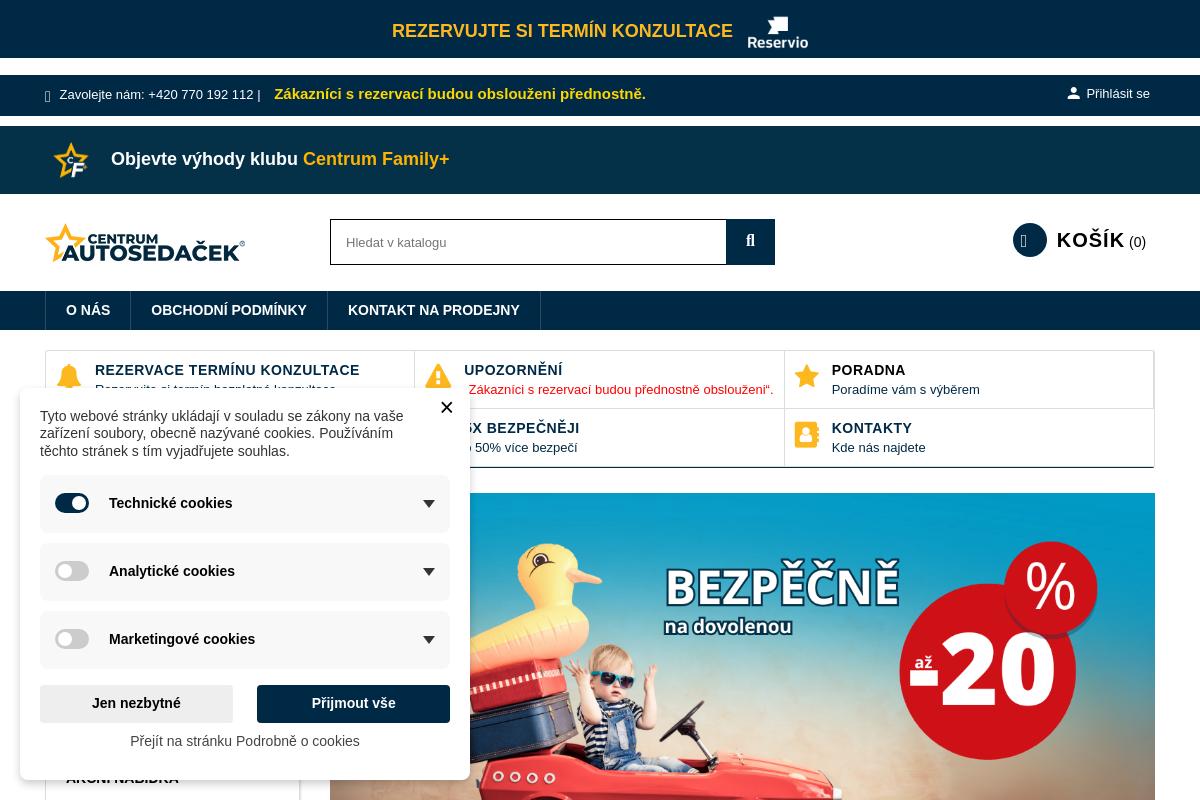 Centrum autosedaček