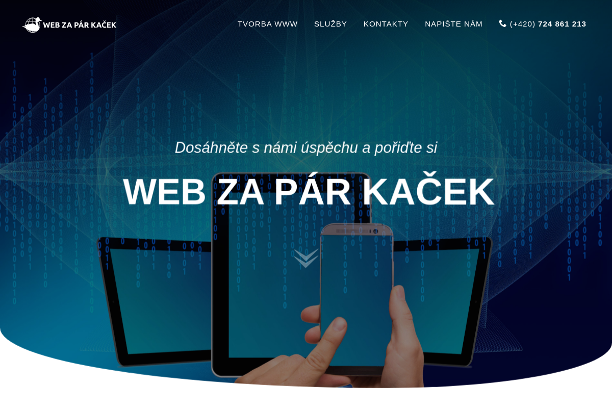Web za pár kaček