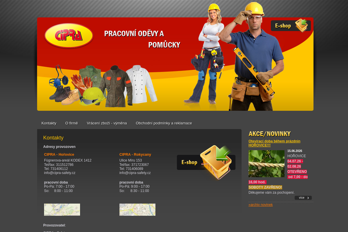 Cipra-safety.cz