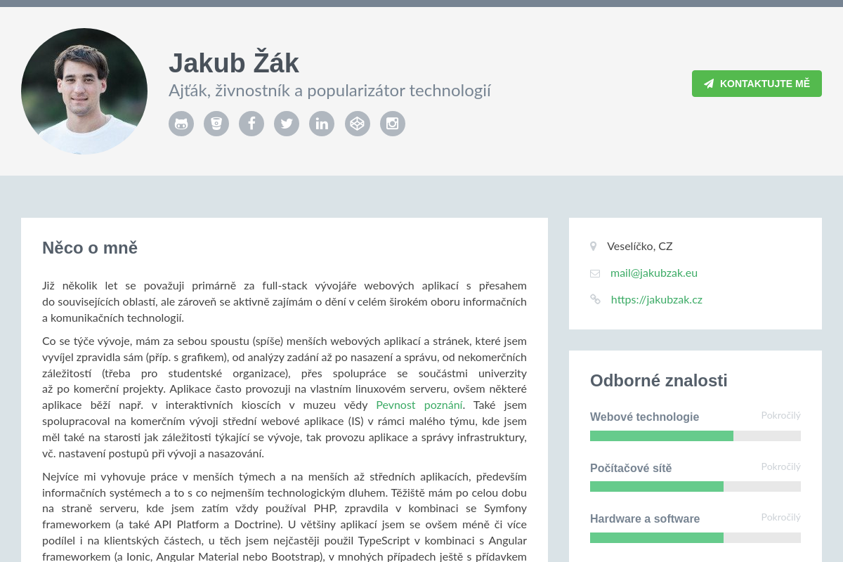Tvorba webů Jakub Žák