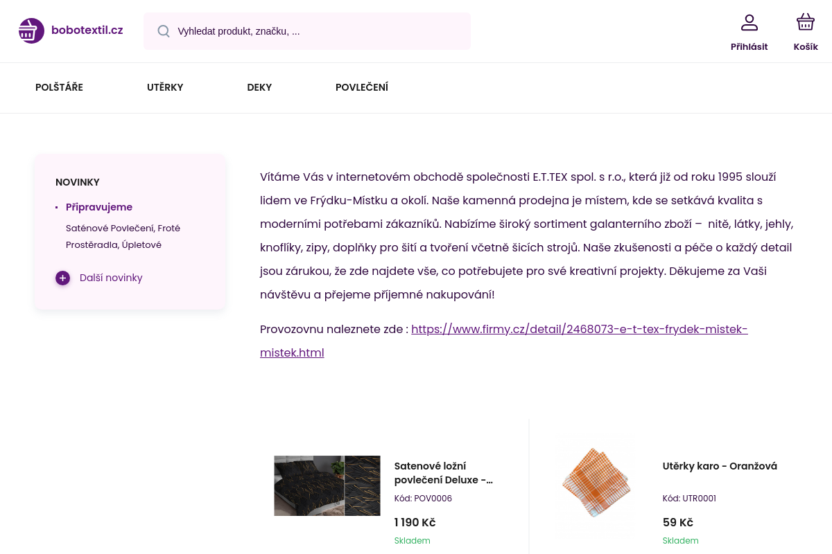 Bobotextil.cz