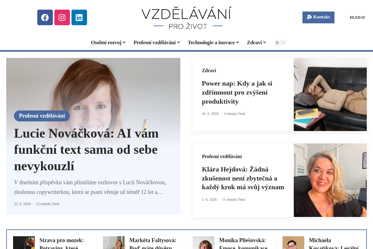 Vzdělávání pro život