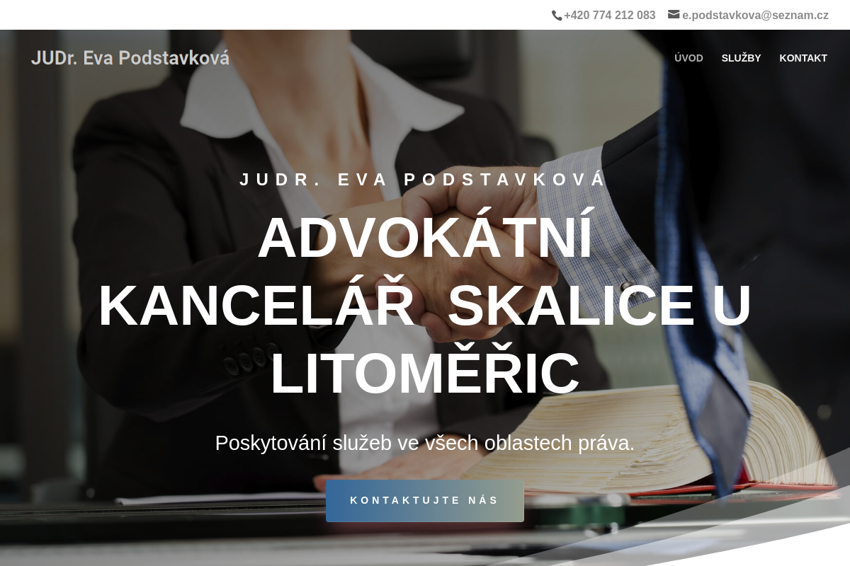 JUDr. Eva Podstavková, advokátka