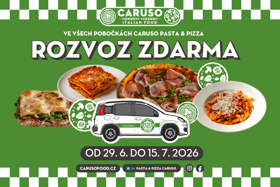 Rozvoz zdarma na všech pobočkách do 15. 7. 2026