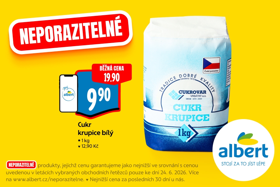 Cukr krupice bílý