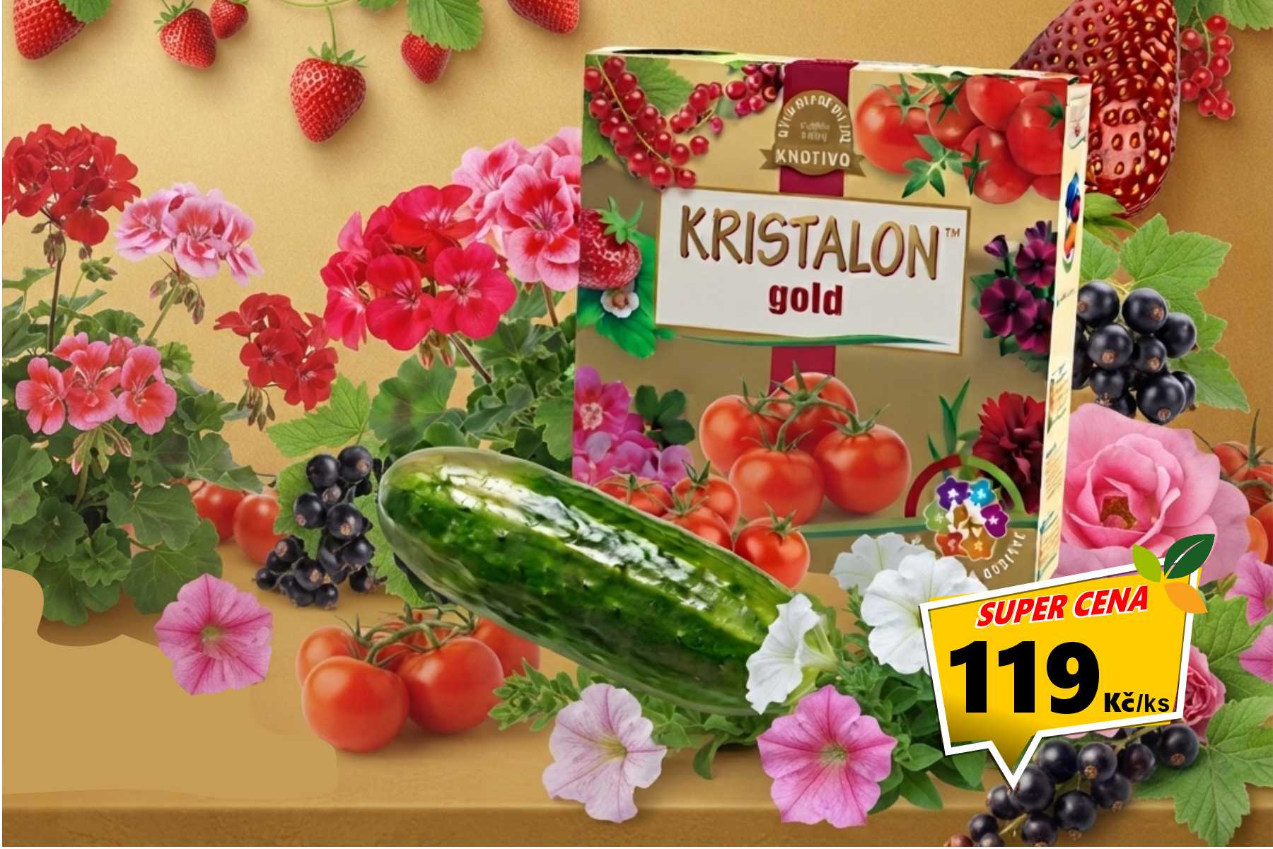 KRISTALON GOLD ZA 119 Kč