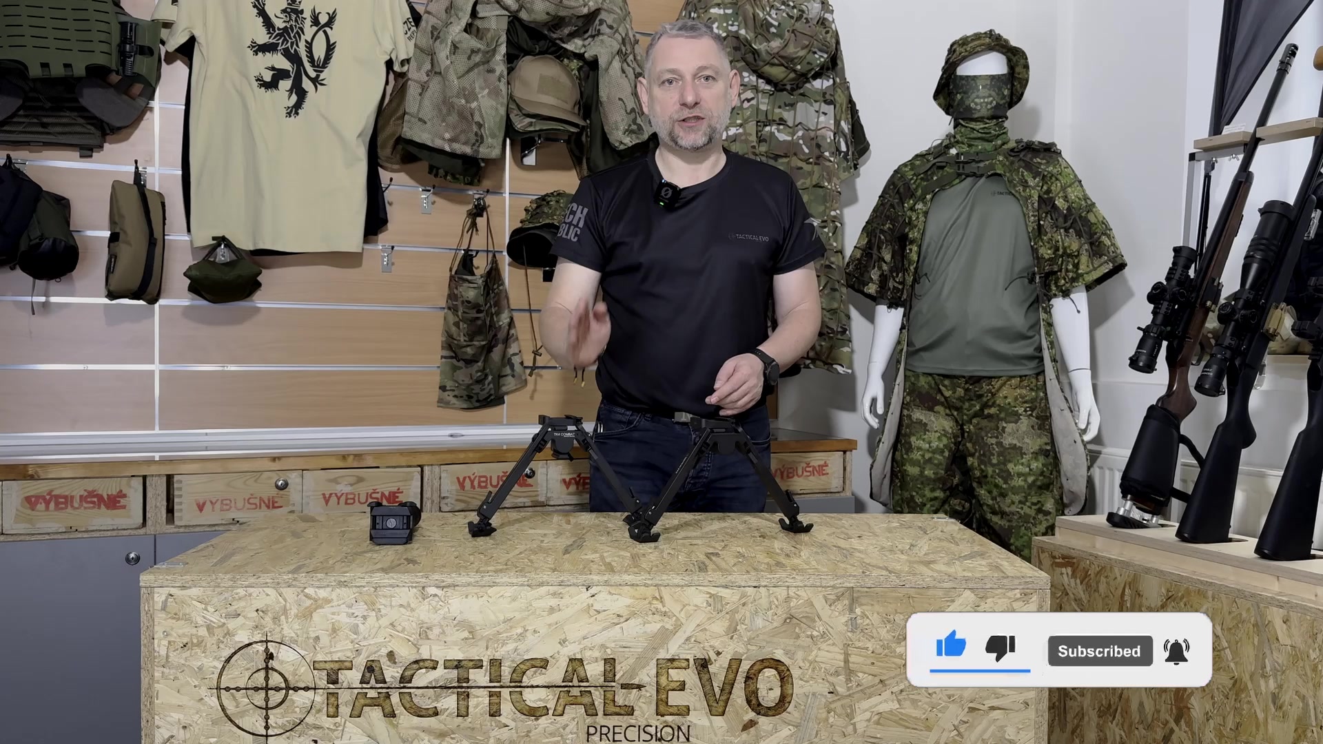 TACTICAL EVO - bipody, botky, úsťové brzdy a další foto 2 (náhled videa)