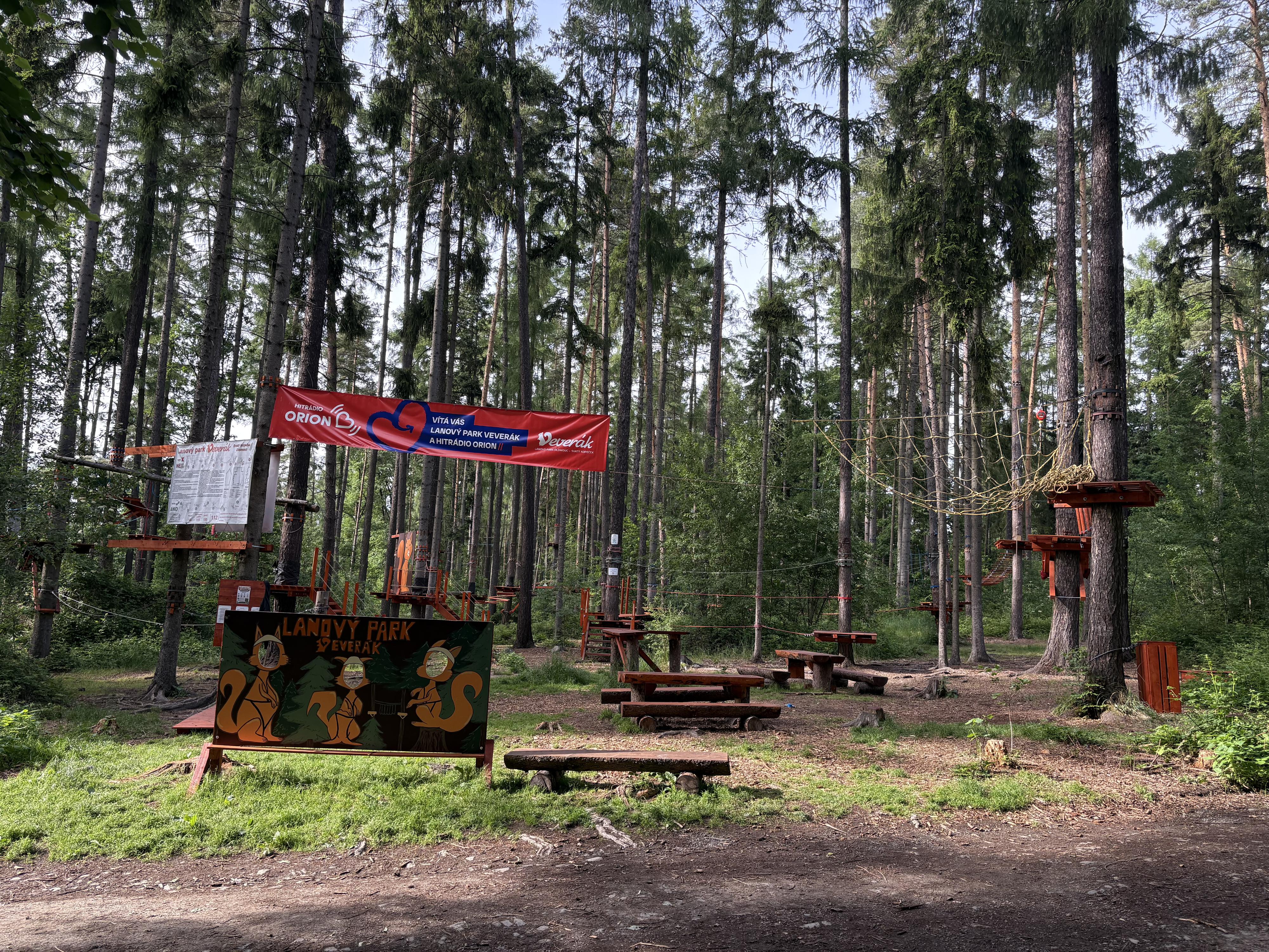 Lanový park Veverák