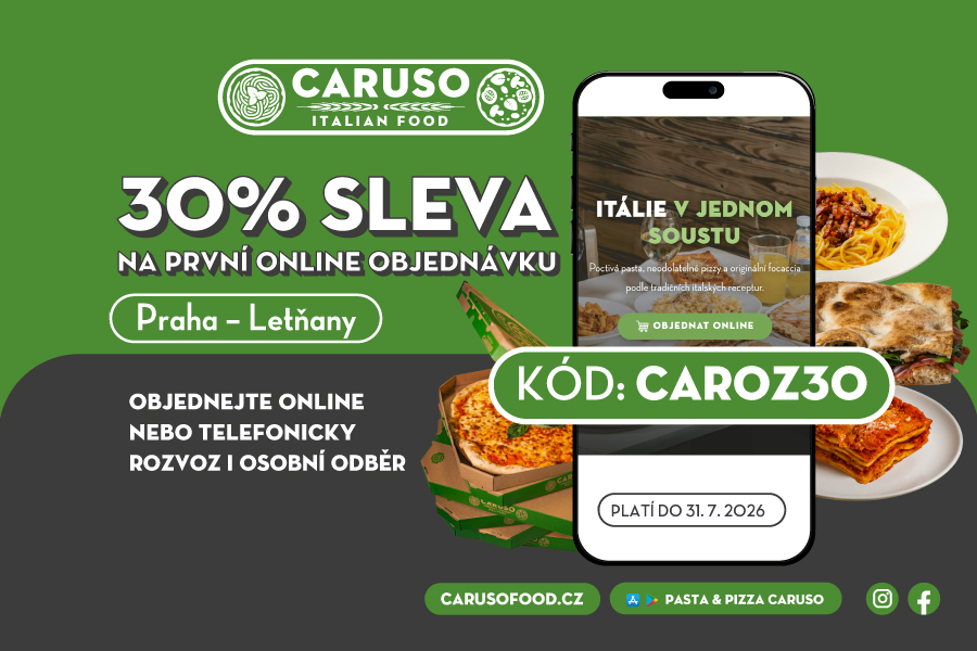 -30 % sleva na první objednávku online