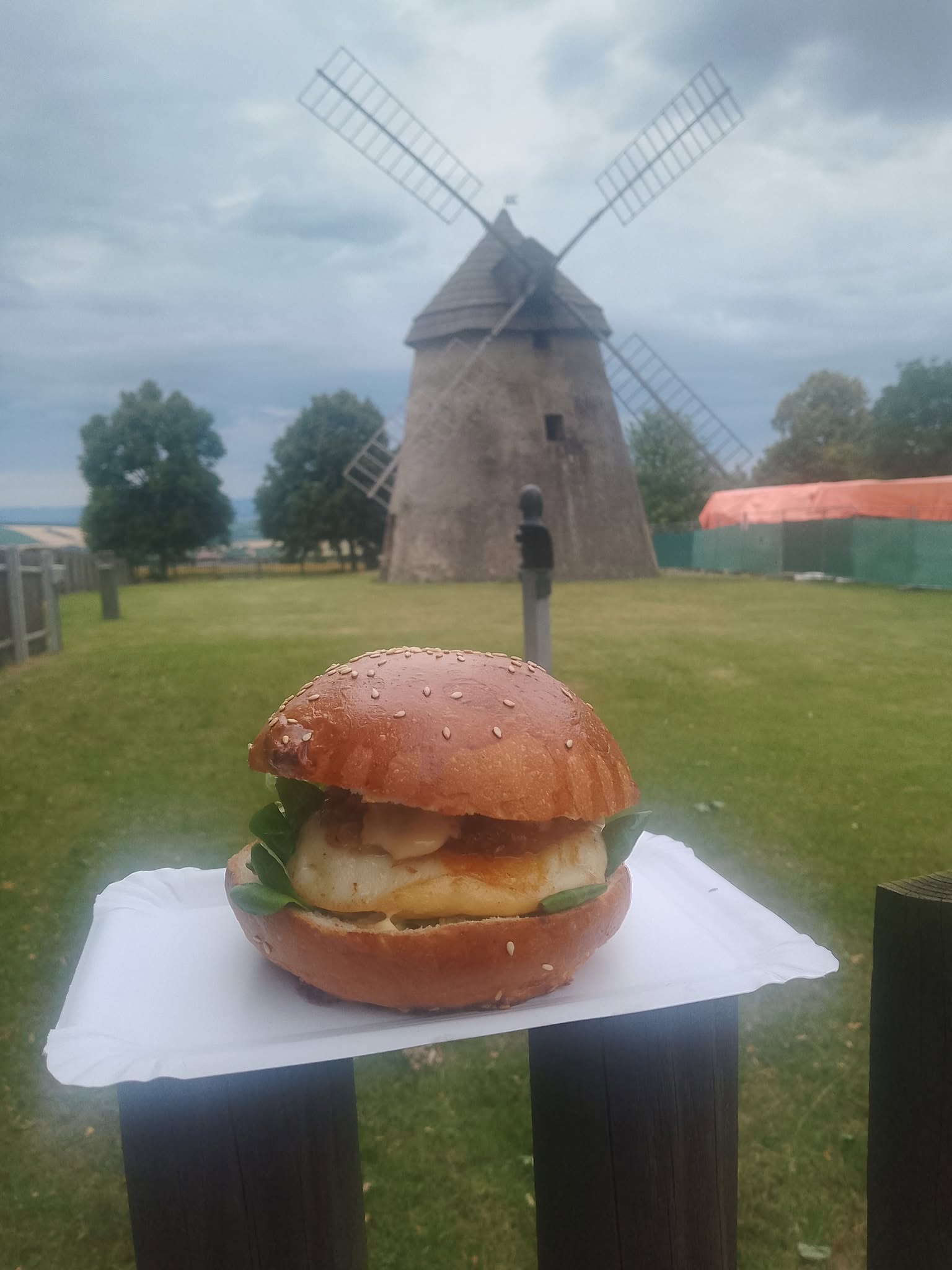 Občerstvení na kopci - Větrný mlýn Kuželov foto 5