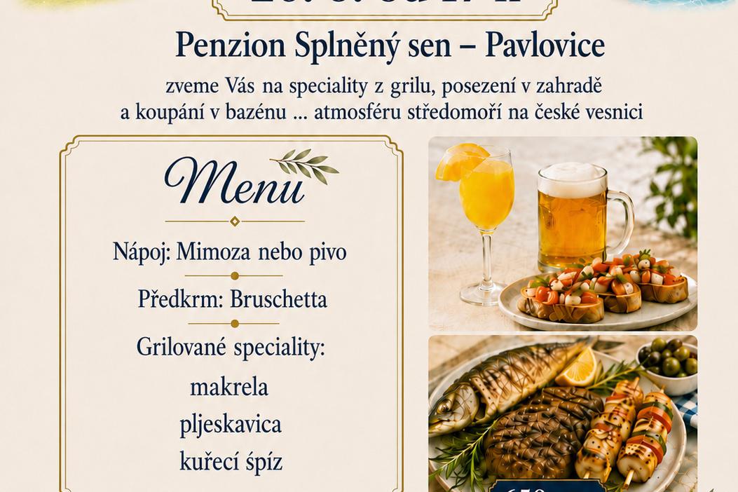 Vítání léta s chutí středomoří