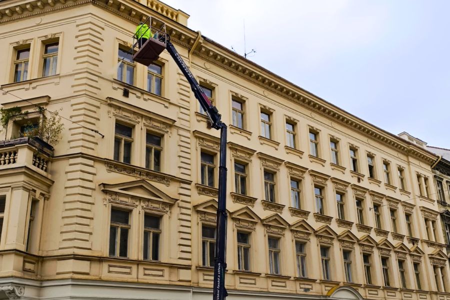 Nátěr historických fasád