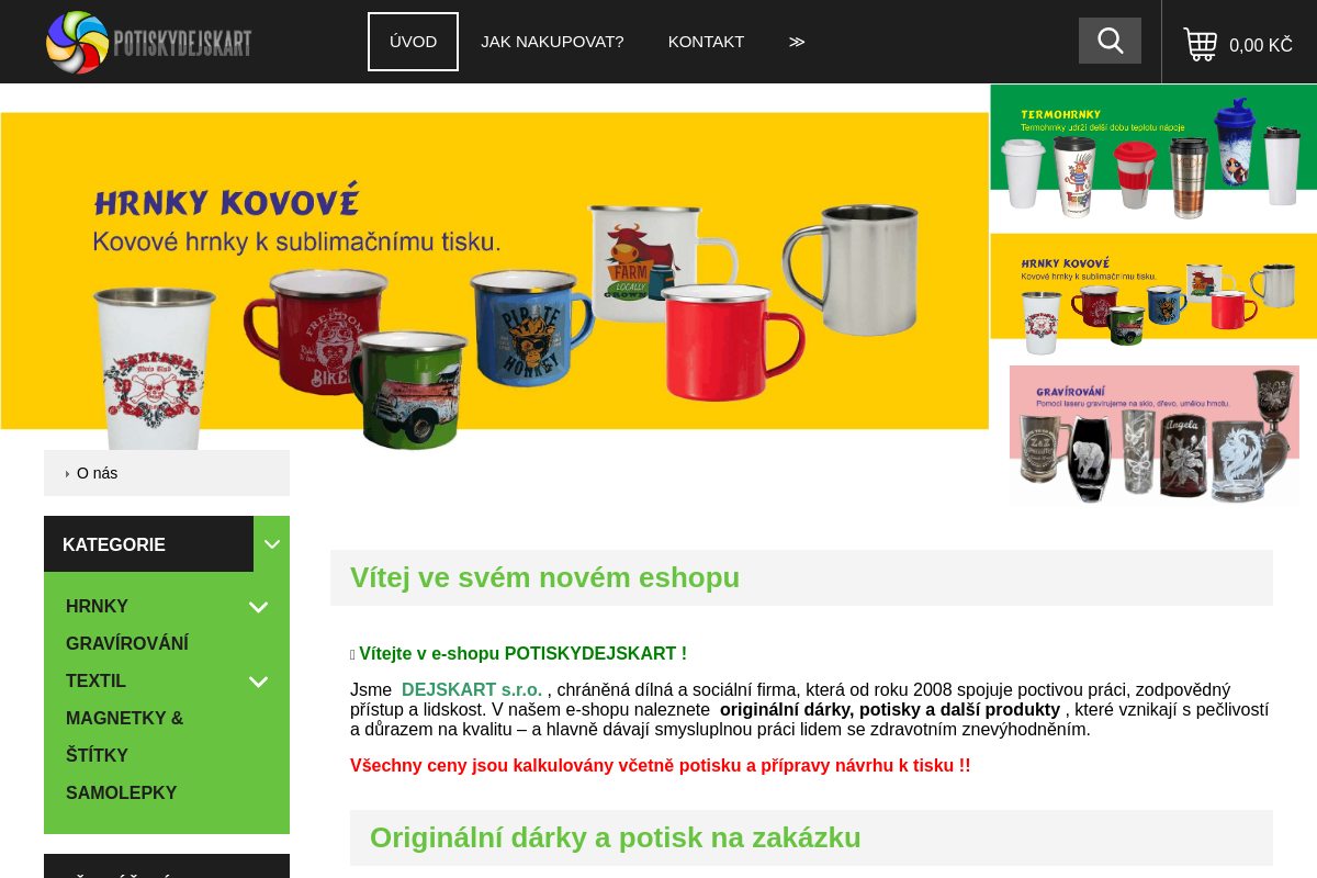 Potiskydejskart.cz
