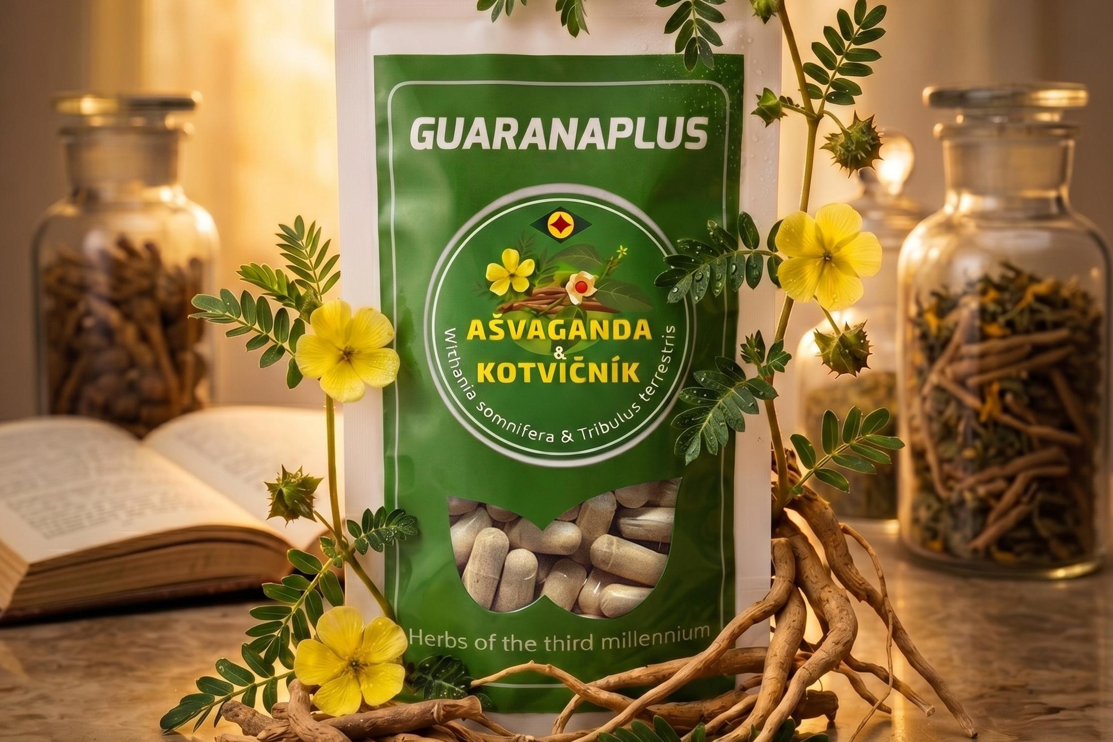 Oblíbená kombinace Ašvaganda+Kotvičník v prodeji !