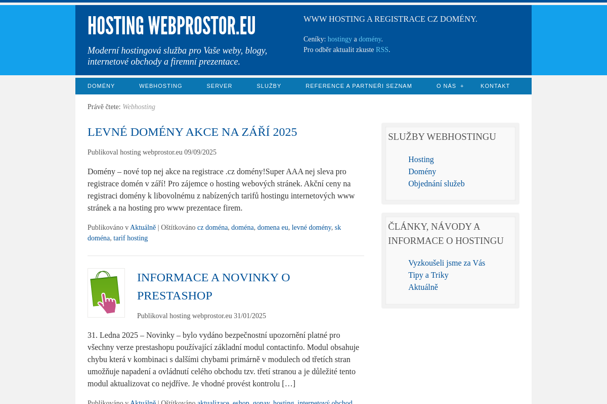 WebProstor.eu