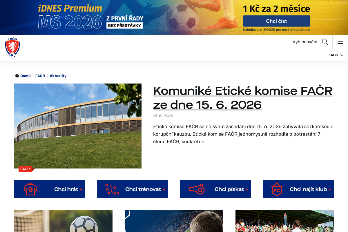 Fotbalová asociace České republiky