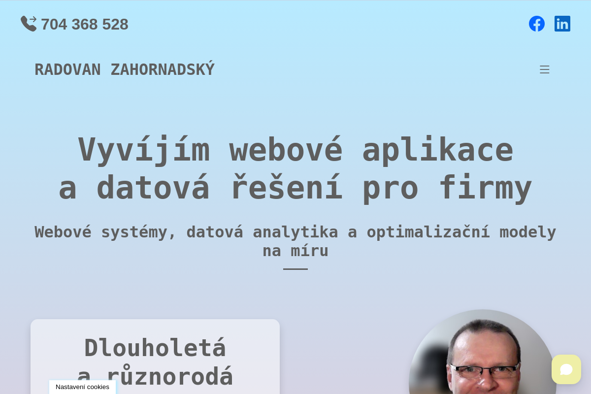 Programátor Radovan Zahornadský