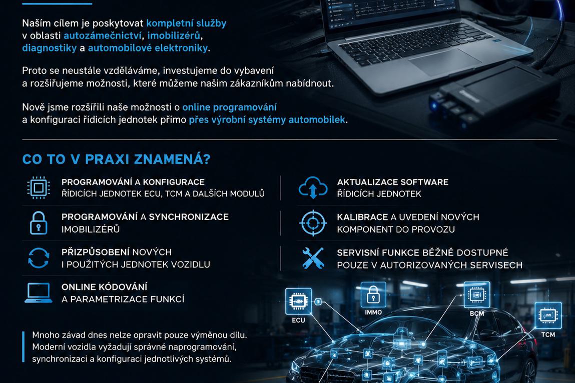 Nově online programování a konfigurace ŘJ