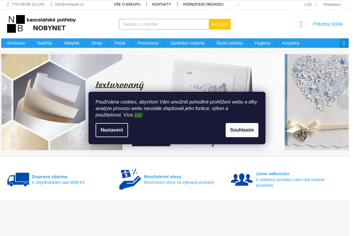 NOBYNET kancelářské potřeby s.r.o.