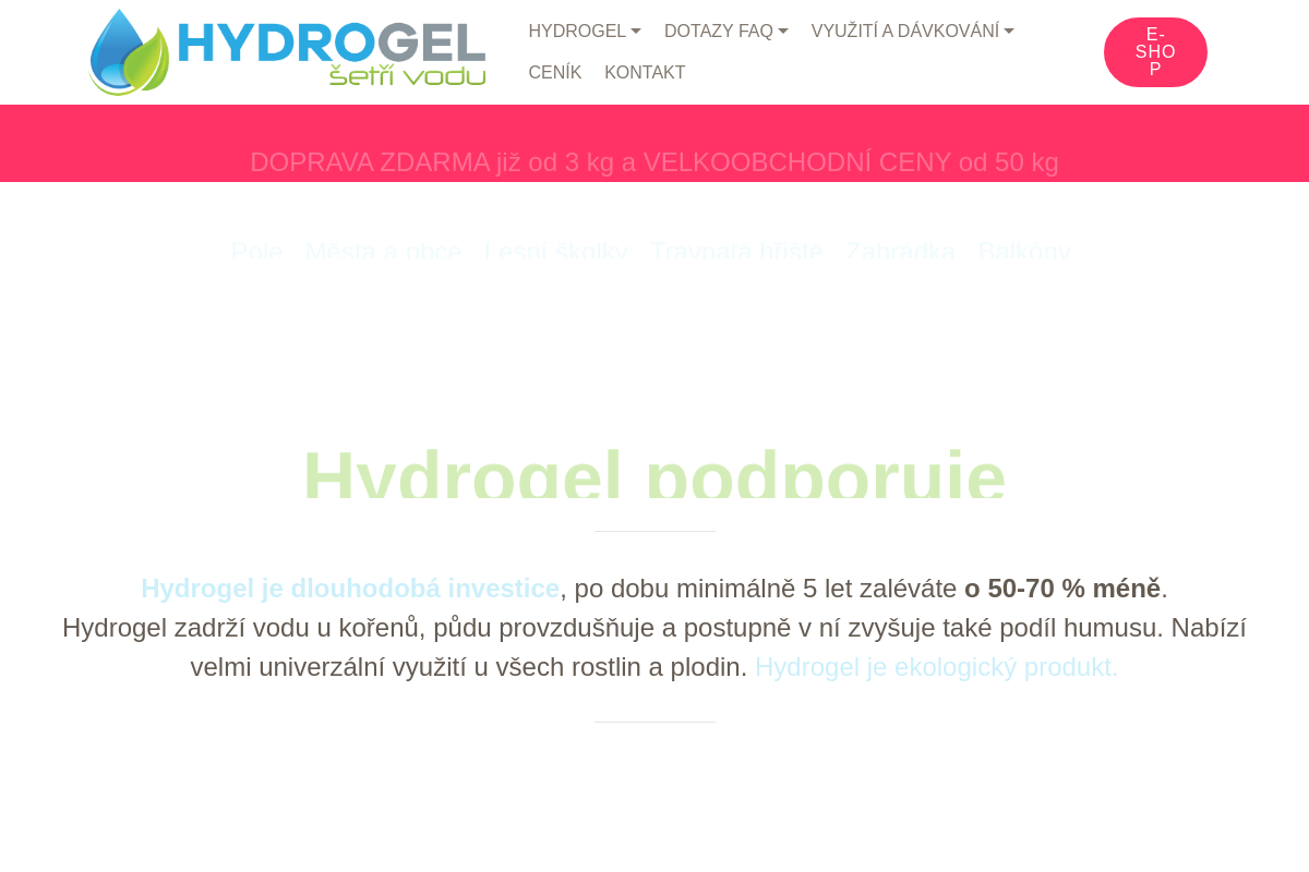 Hydrogel.cz