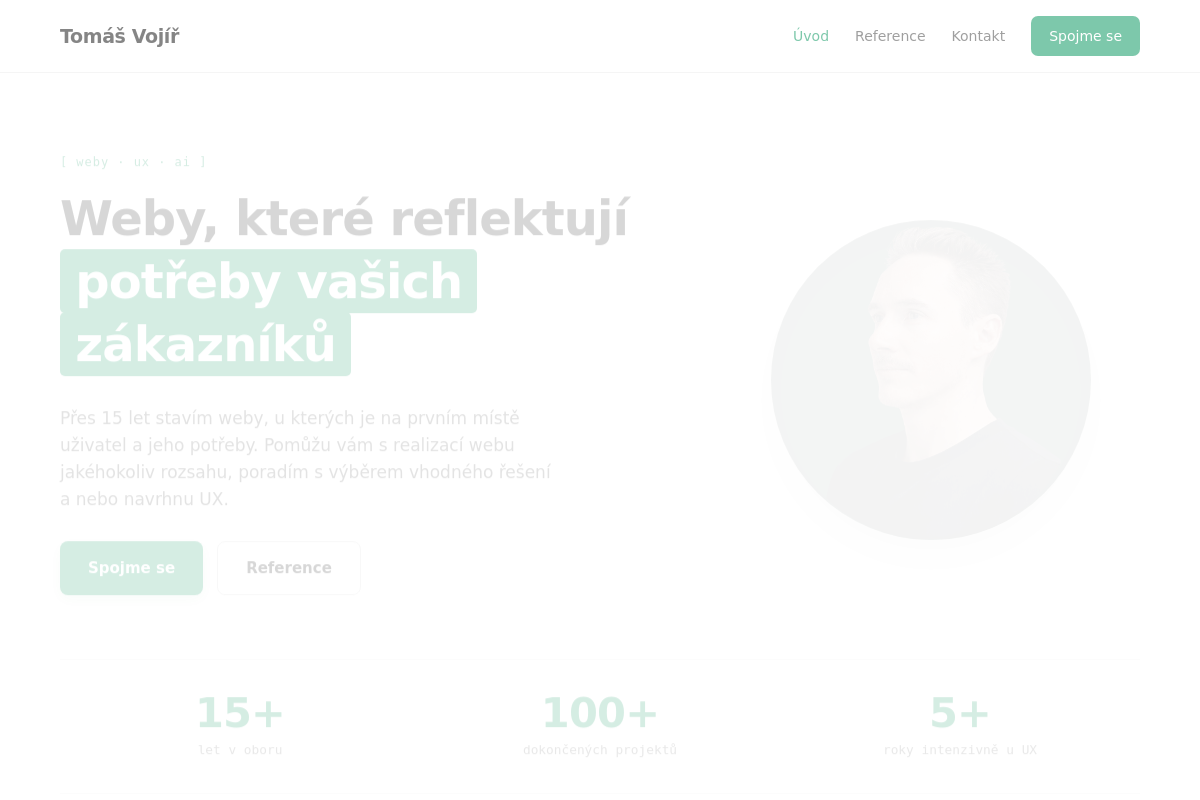 Tomáš Vojíř - webdesign