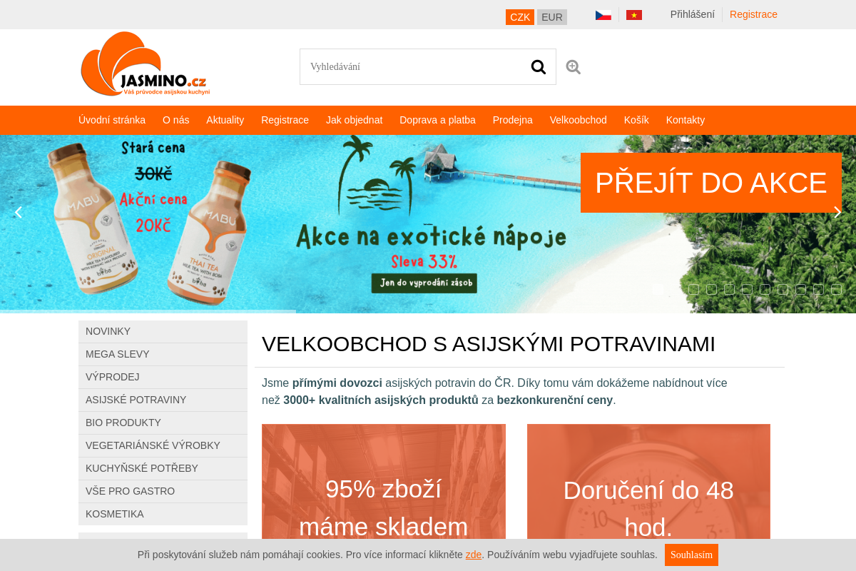 Jasmino.cz - Velkoobchod s asijskými potravinami