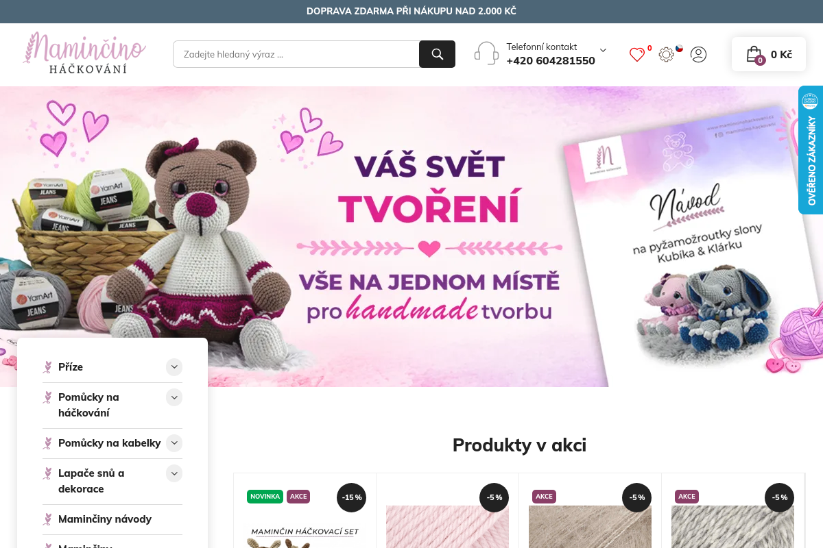 Maminčino Háčkování