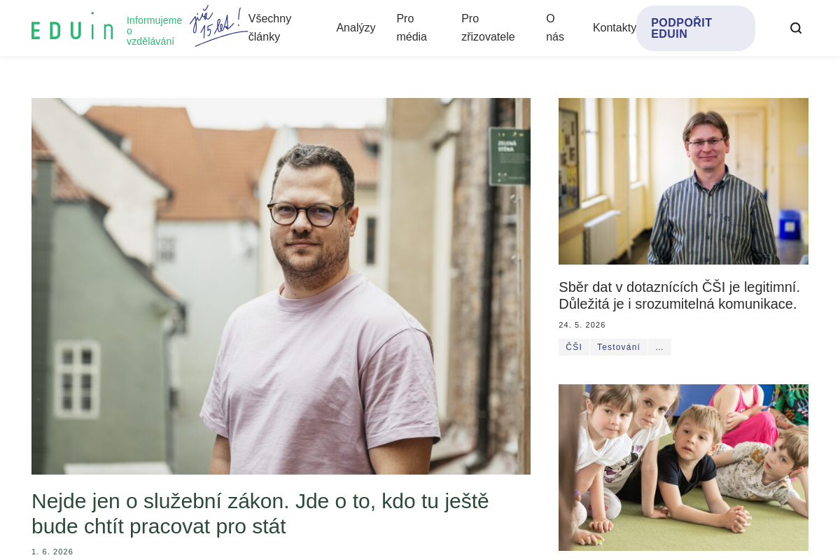 EDUin - informační centrum o vzdělávání