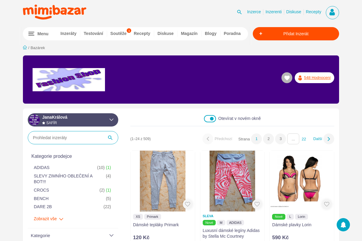 Jana Králová Fashion Shop