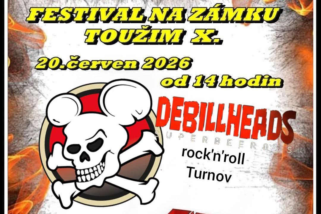 Rockový festival na zámku Toužim 2026