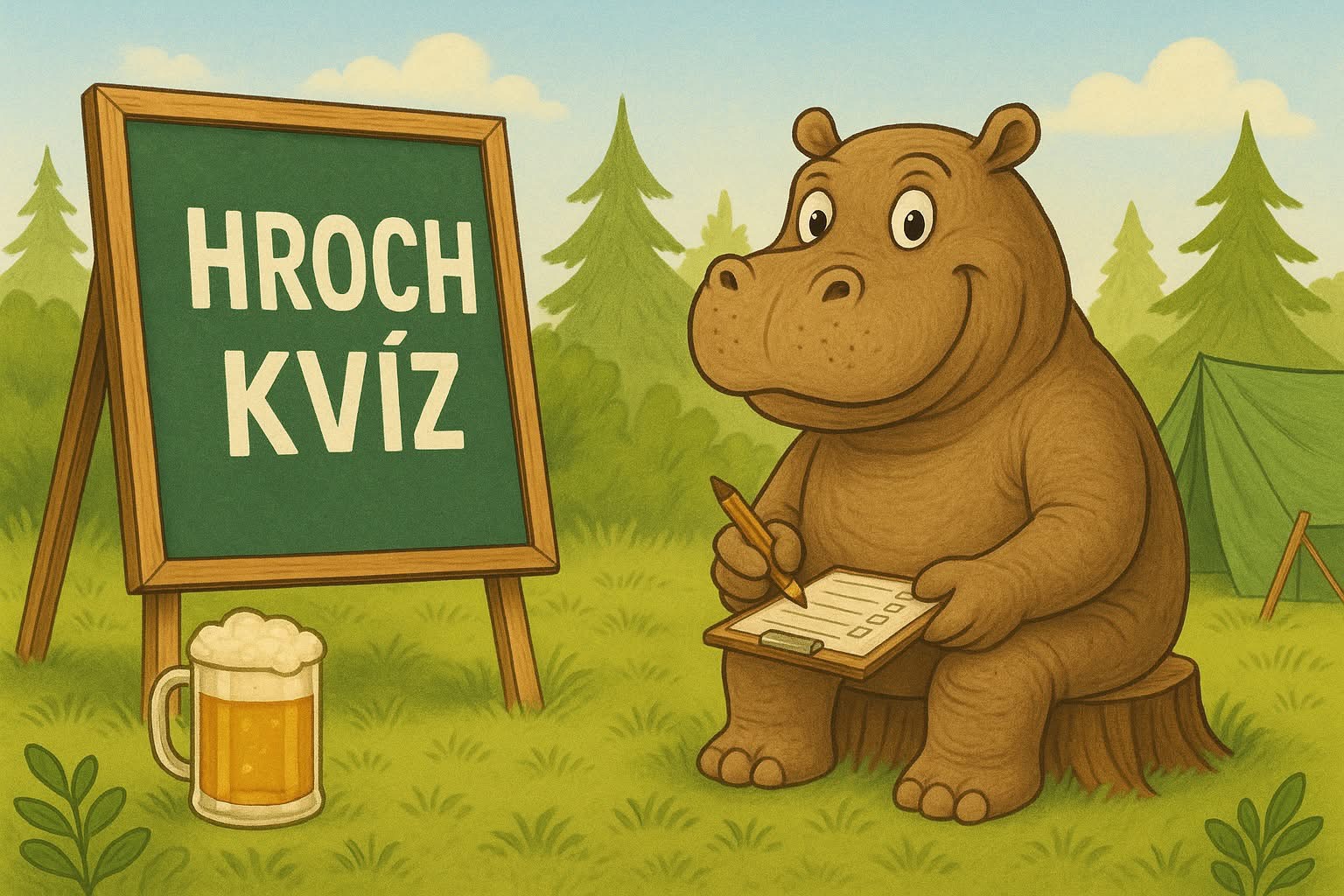 Hroch kvíz - červenec