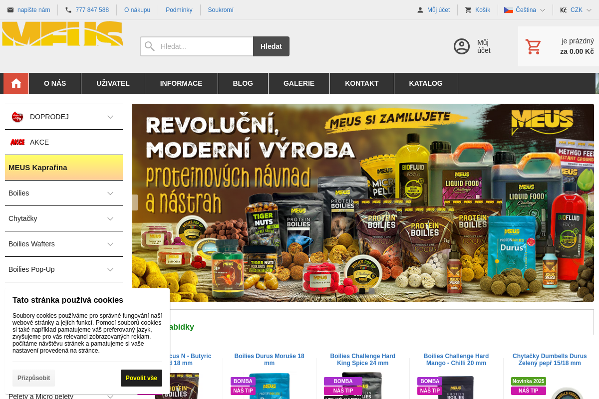 Rybářské potřeby MEUS CZ