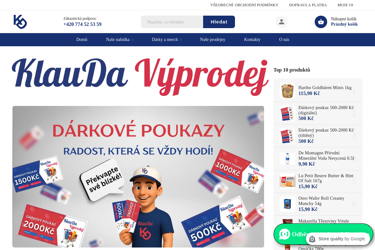 KlaudaVyprodej.cz