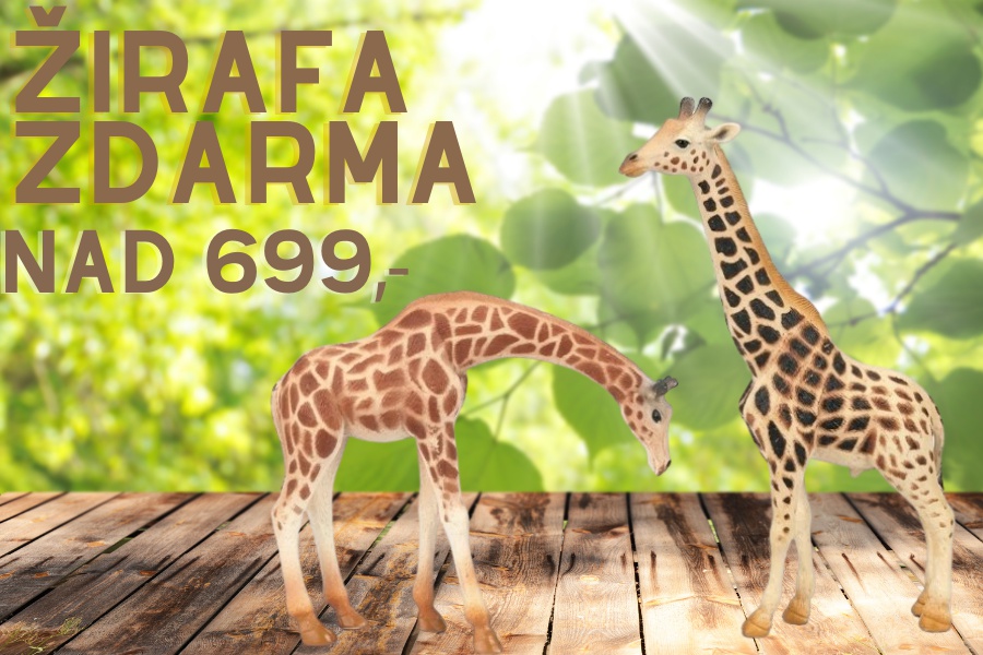 Při nákupu Figurek Zoolandia figurka Žirafy zdarma