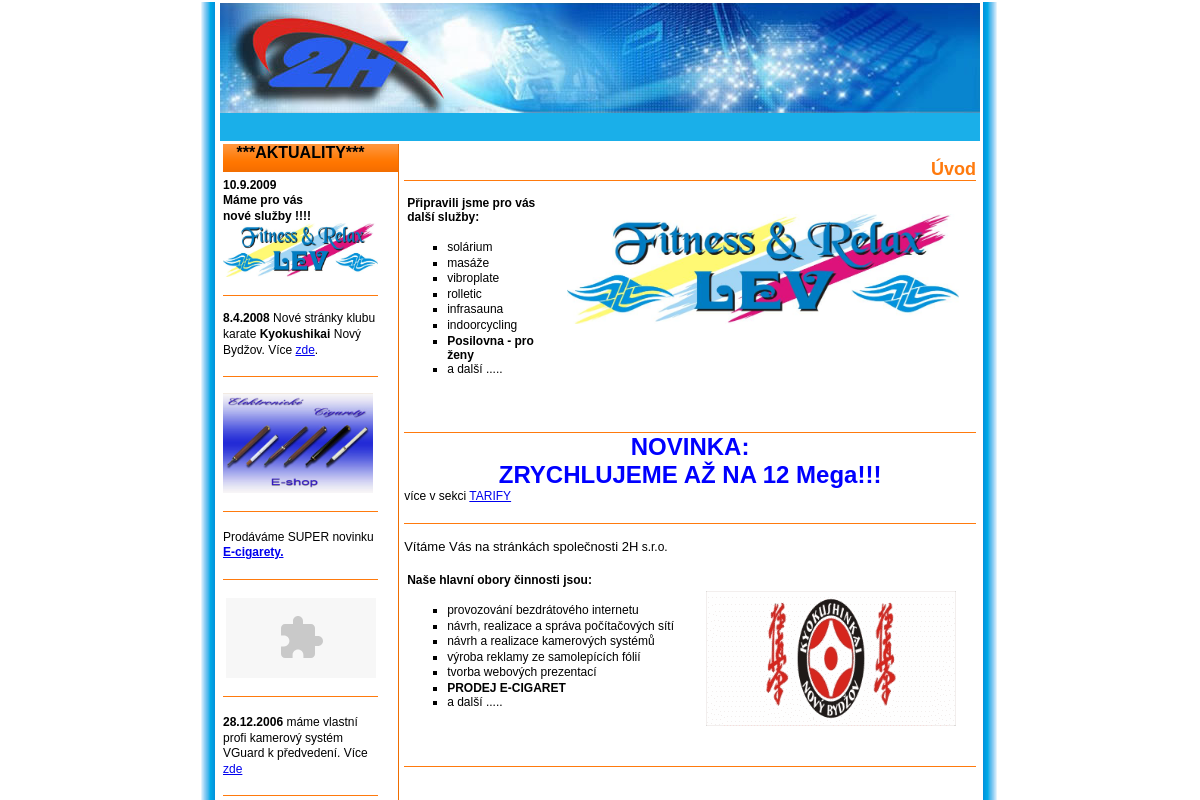 Tvorba webů 2H