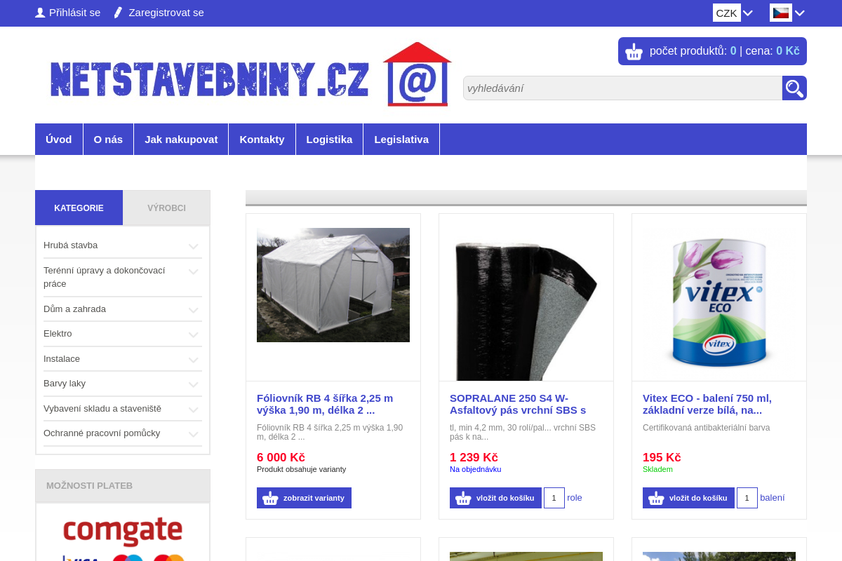 Netstavebniny.cz