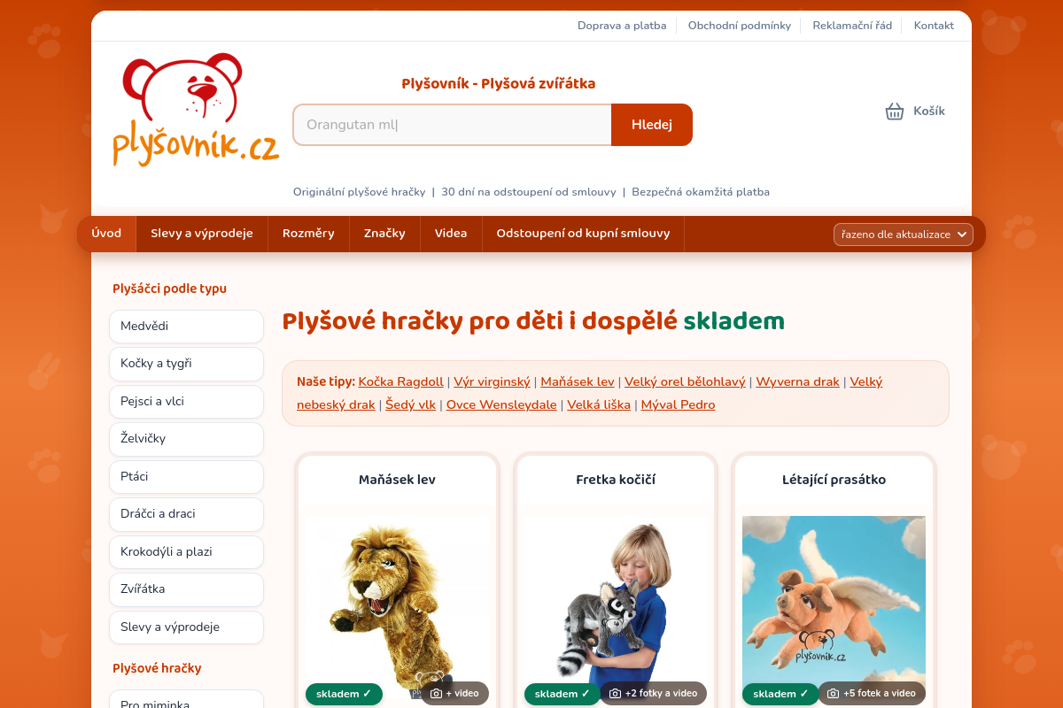 Plyšovník.cz