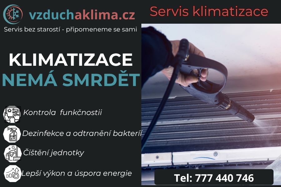 KLIMATIZACE NEMÁ SMRDĚT