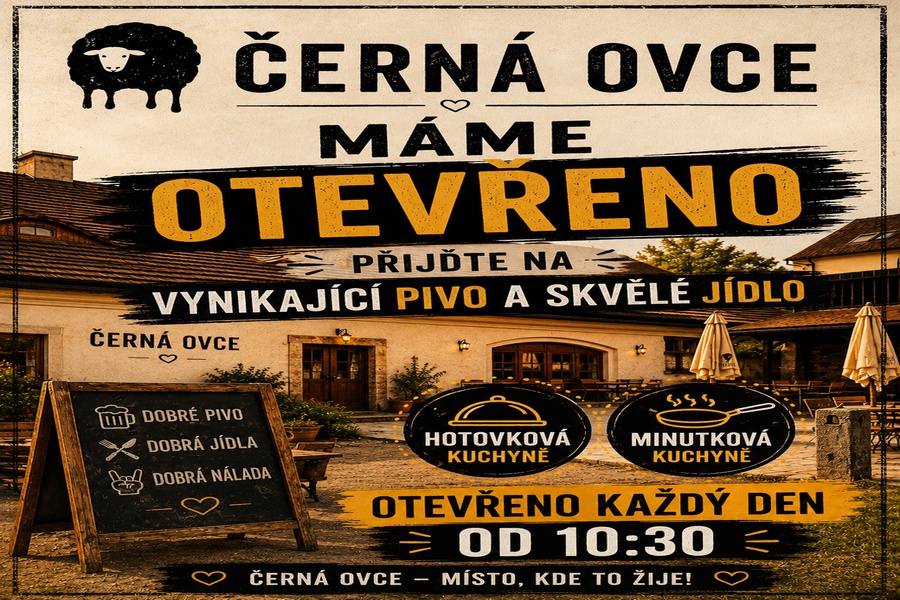 Černá Ovce na Roudné v Plzni - VAŘÍME!!!