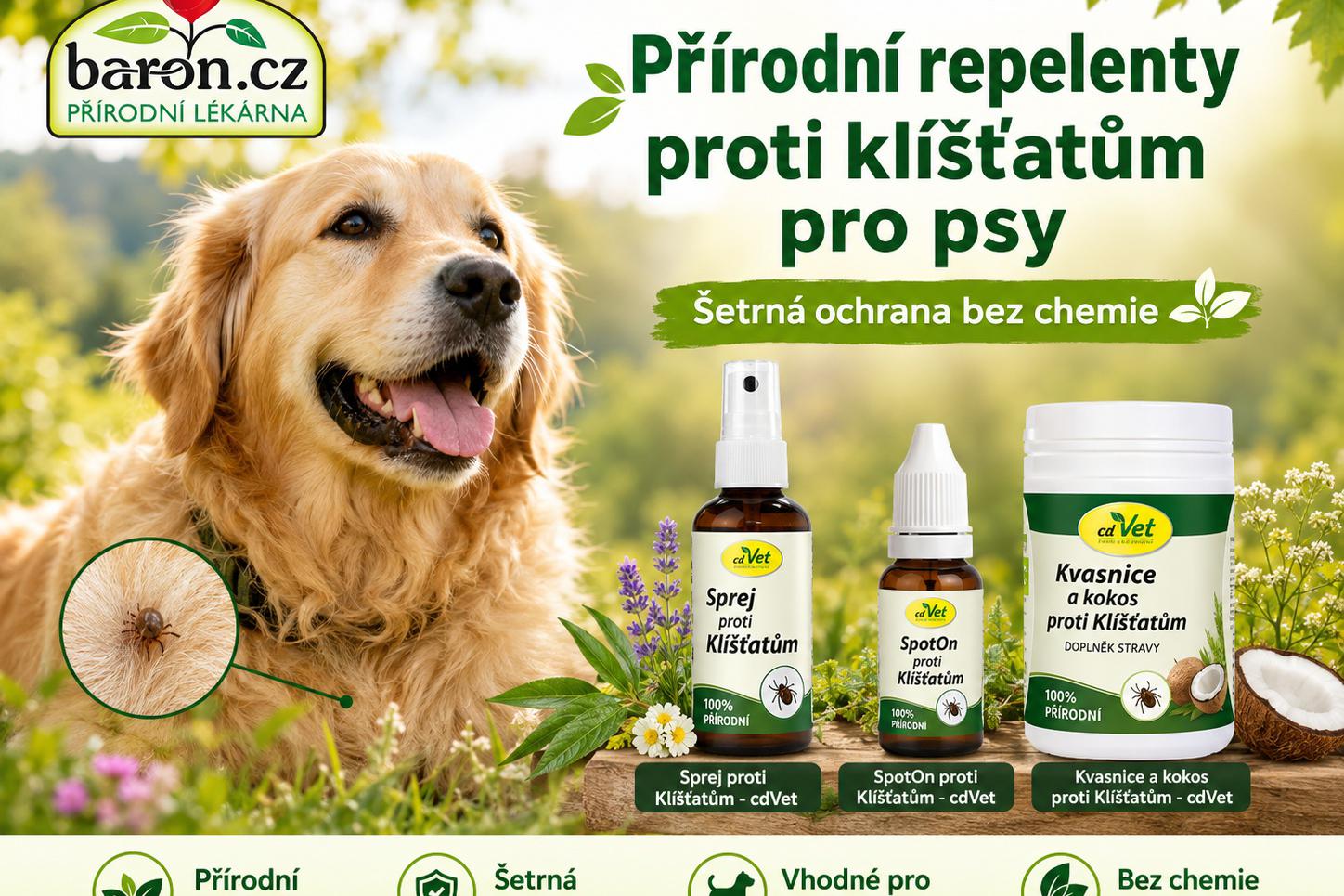 Přírodní repelenty pro psy